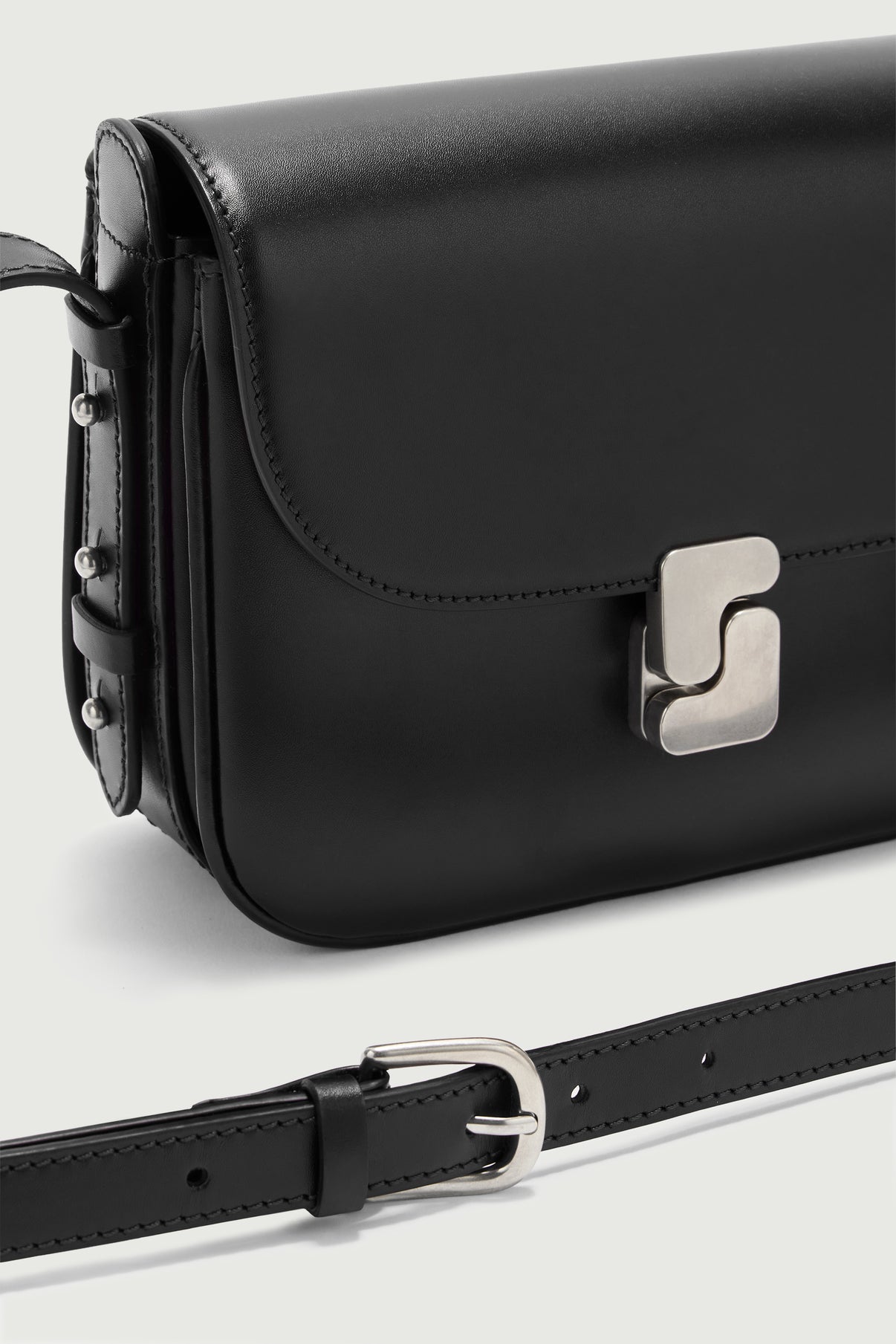 Sac Bellissima Mini - Noir - Cuir - Femme vue 3