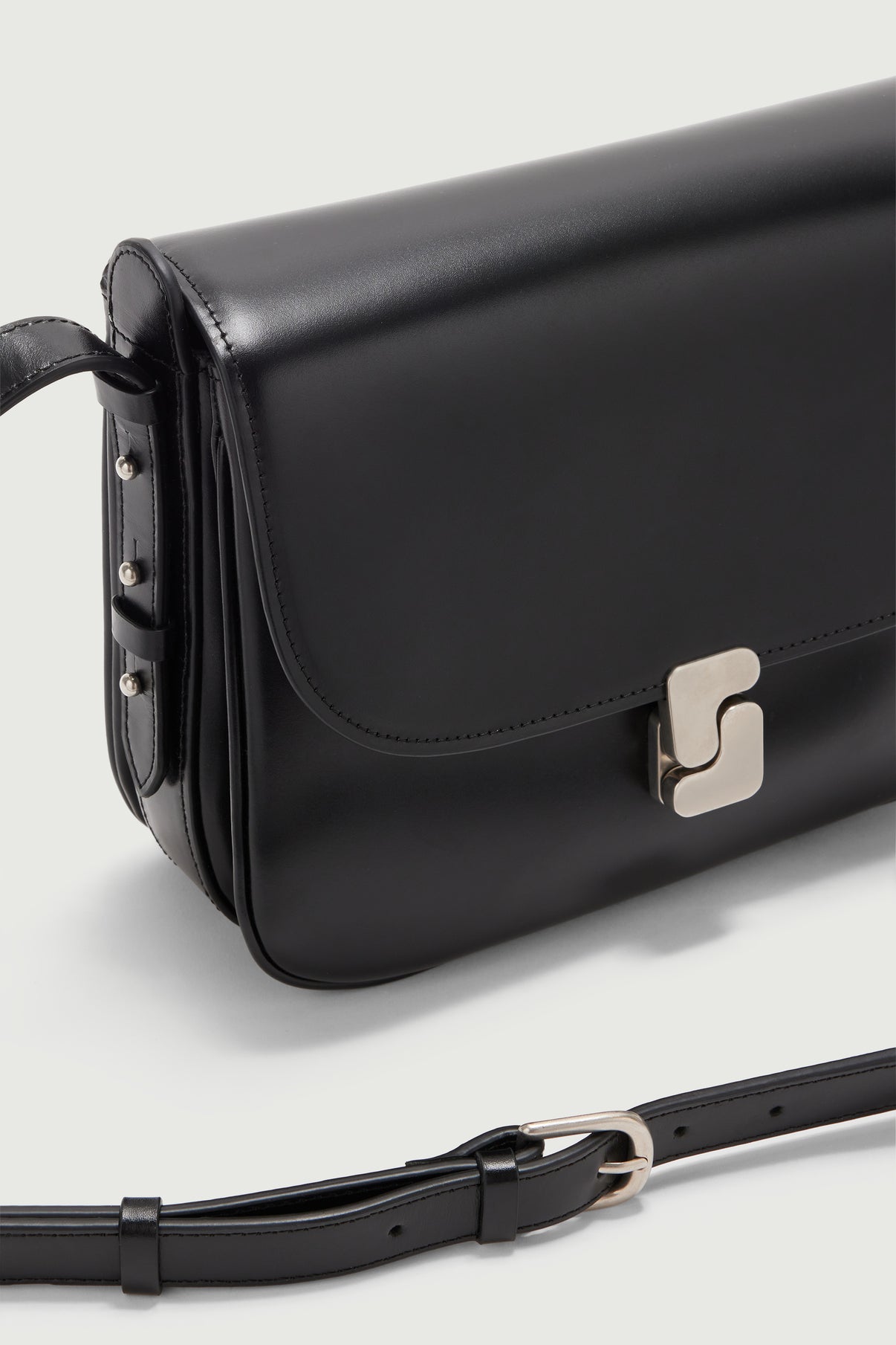 Sac Bellissima Maxi - Noir - Cuir - Femme vue 3