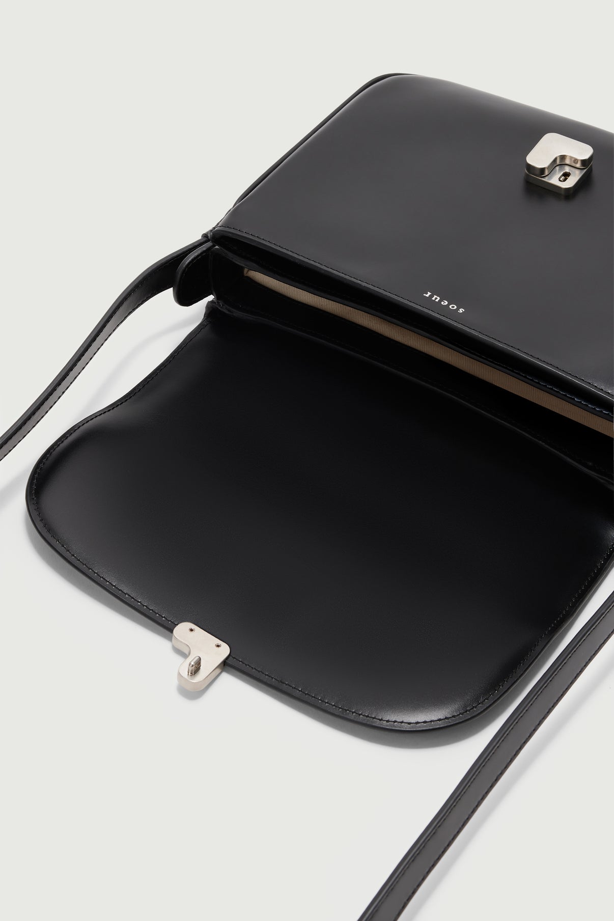 Sac Bellissima Maxi - Noir - Cuir - Femme vue 4