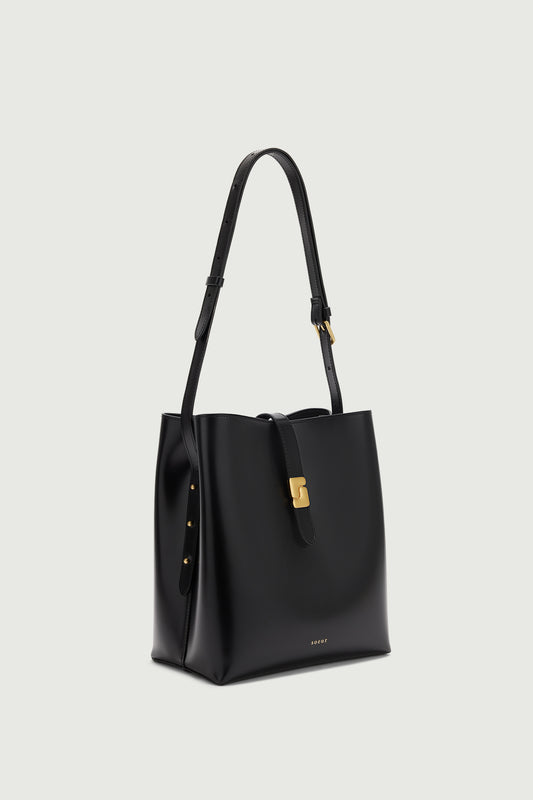 Tasche Bello - Schwarz - Leder - Damen
