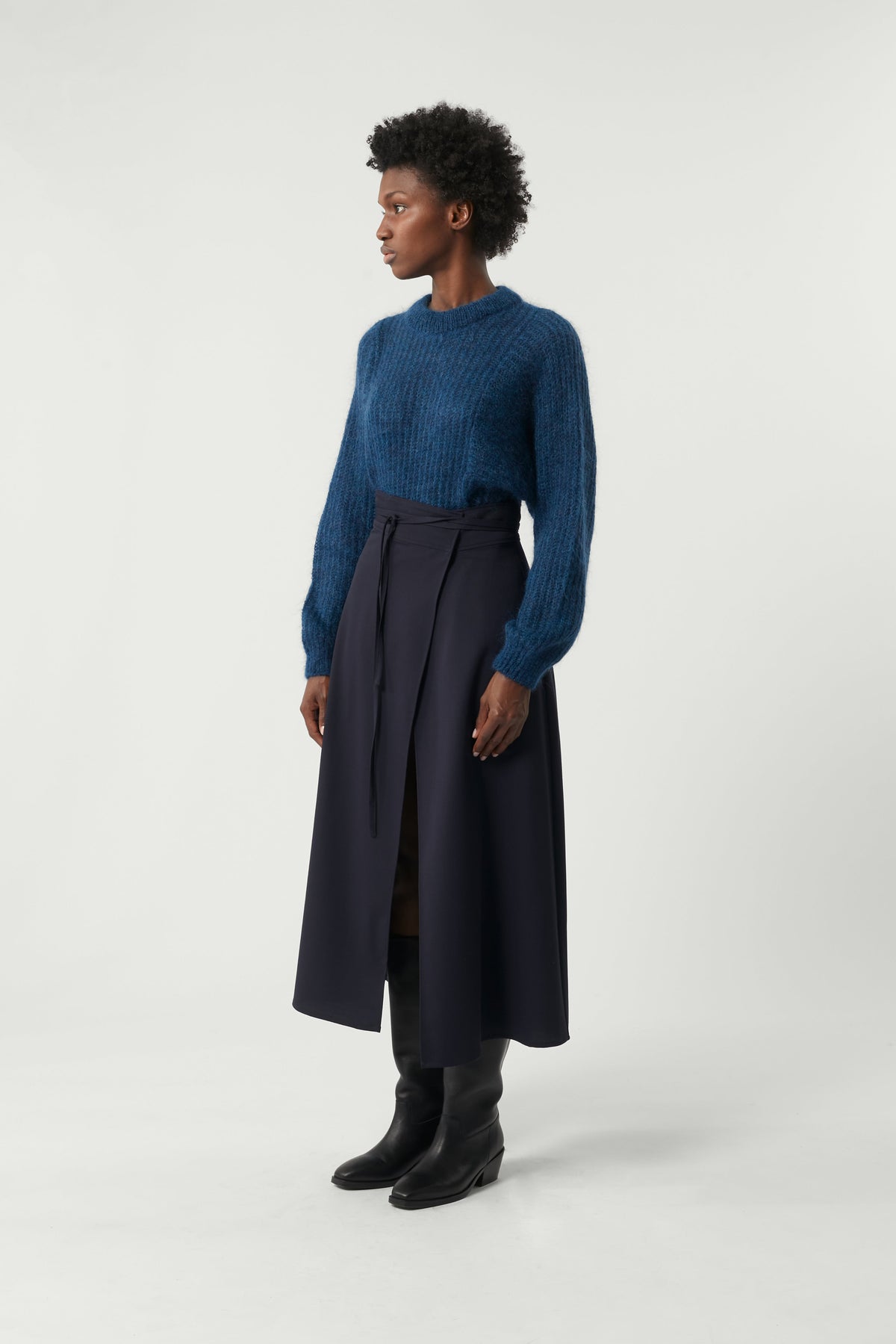 PULL SISSI BLEU CLAIR