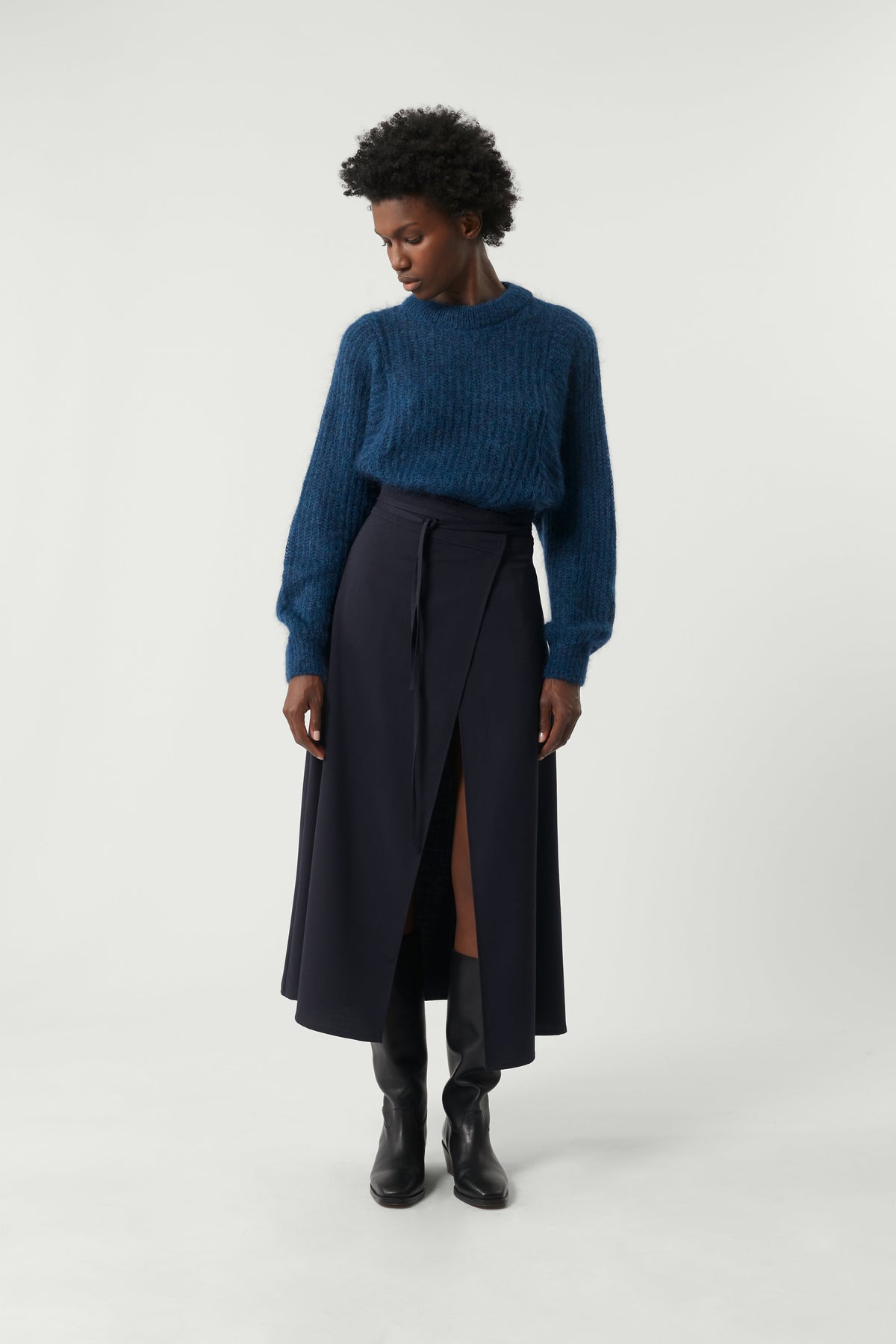 PULL SISSI BLEU CLAIR