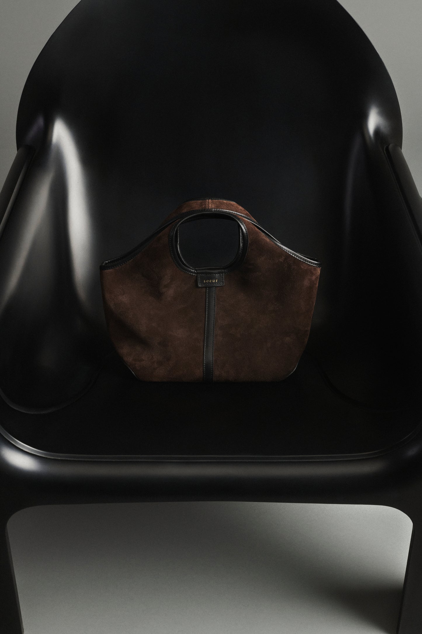 Sac Douce Mini - Marron Foncé - Cuir - Femme