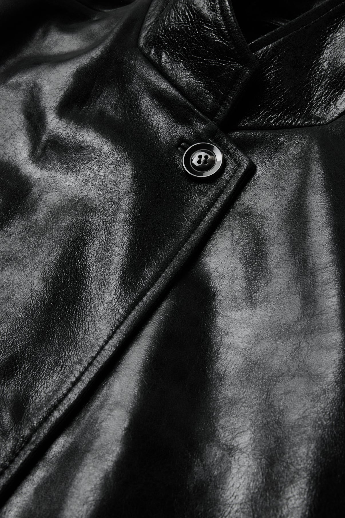 Jacke Luciano - Schwarz - Leder - Damen vue 7