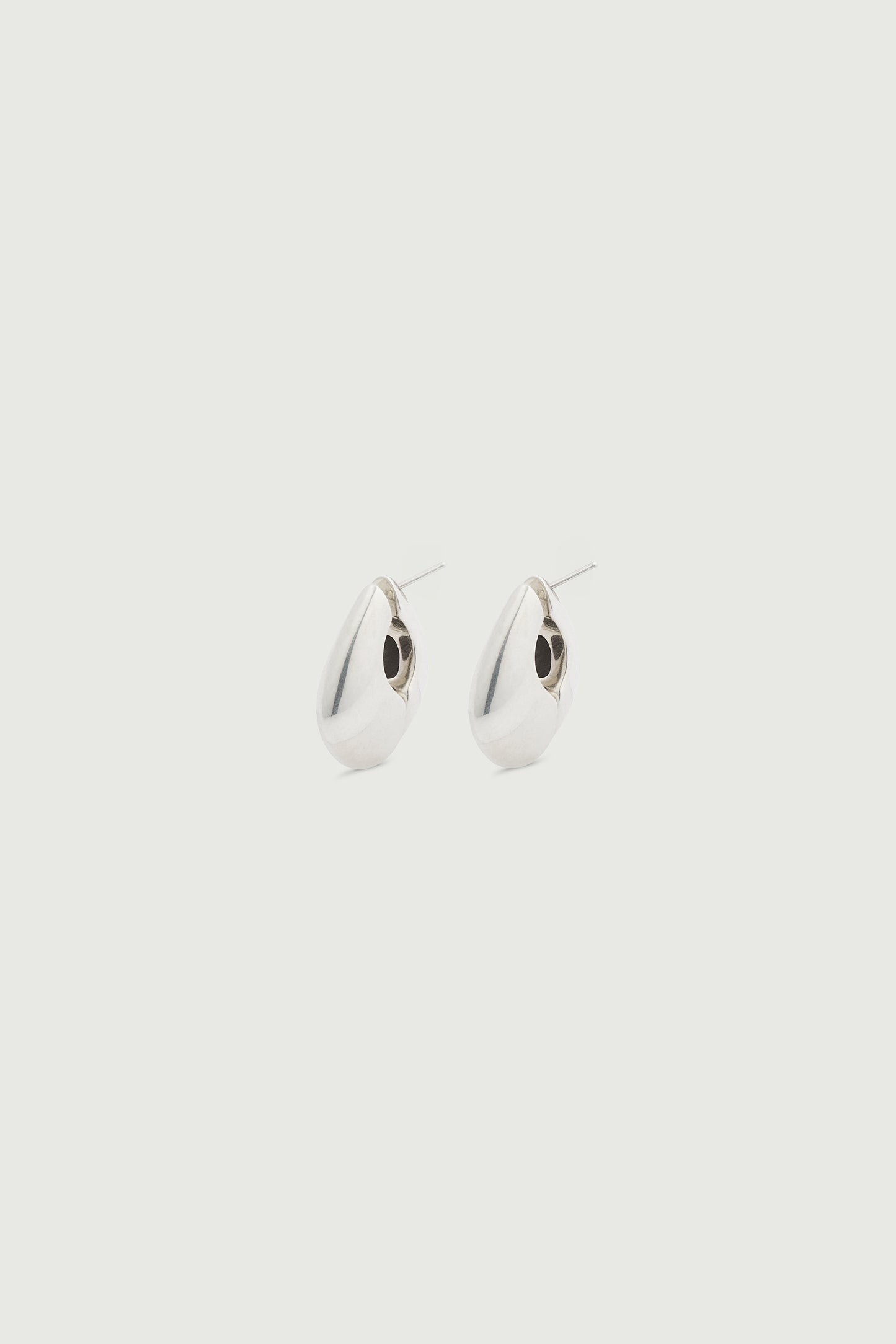 Boucles d'oreilles Mini - Argent - Ligne Plate - Femme